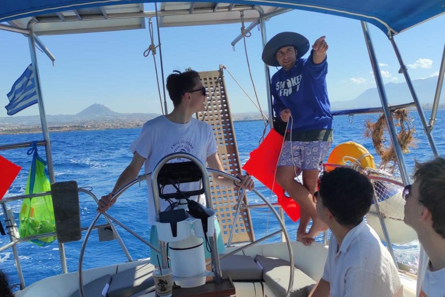 Semi-Private Heraklion Active Sailing Tour & Hidden Beaches