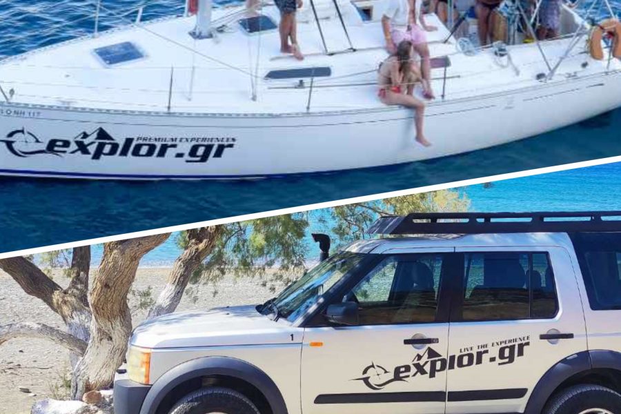 Private South Crete Combo-Tour Mountain & Sailing