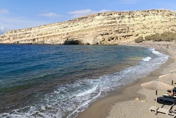 Private Jeep Tour to Agiofarago Beach to swim & Matala walk